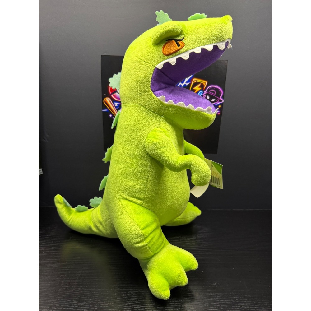 Nickelodeon Rugrats Reptar Plush Green Dinosaur 12 inch Jay Franco 2016 NWT